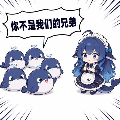 小企鹅齐喊不认兄弟，deepseek娘攥手冒汗：同类认证掉线了